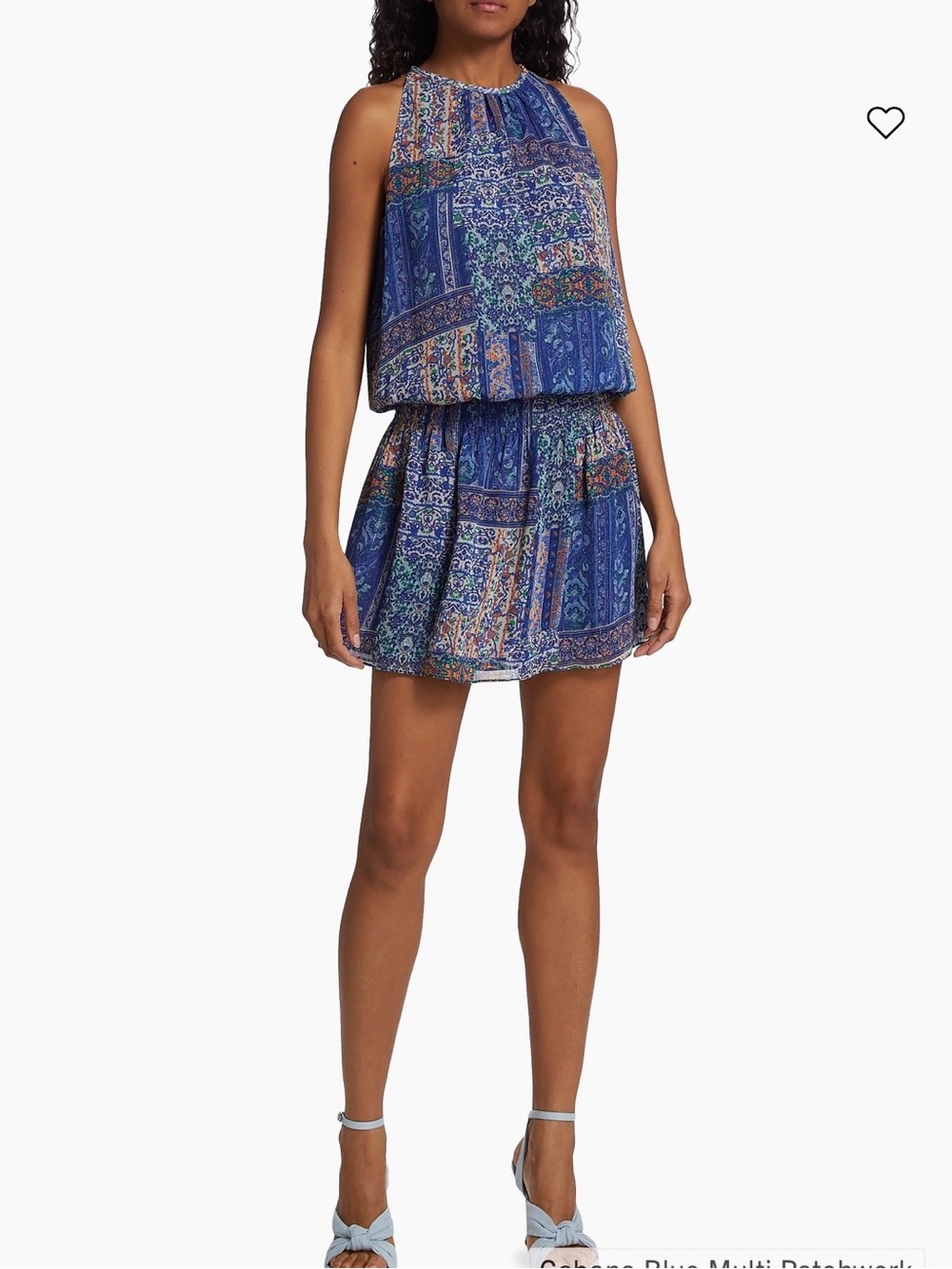 Ramy Brook Paris Patcheork Mini Dress